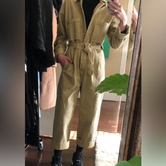 Free people size M jumpsuit Wayward Super Slouch Coveralls - Picture 7 of 8